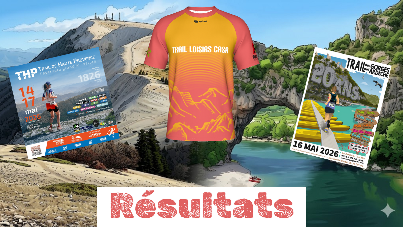 Trail de Haute Provence 2026 / Trail des Gorges de l'Ardèche 2026